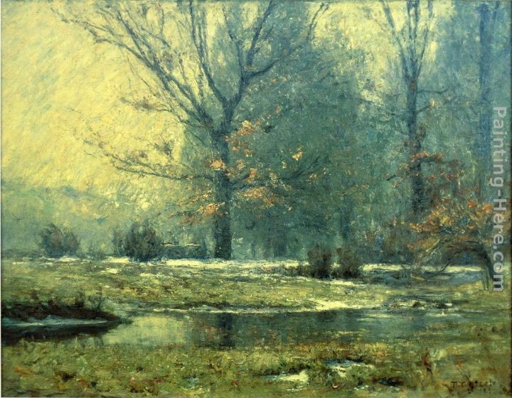 Theodore Clement Steele Creek in Winter